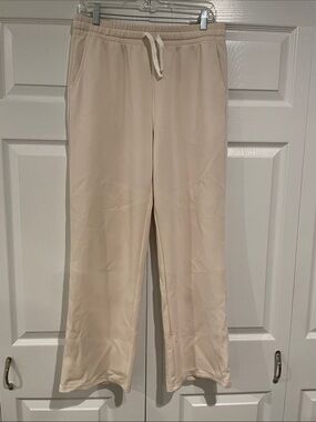 Cream women’s Drawstring Lounge Pants